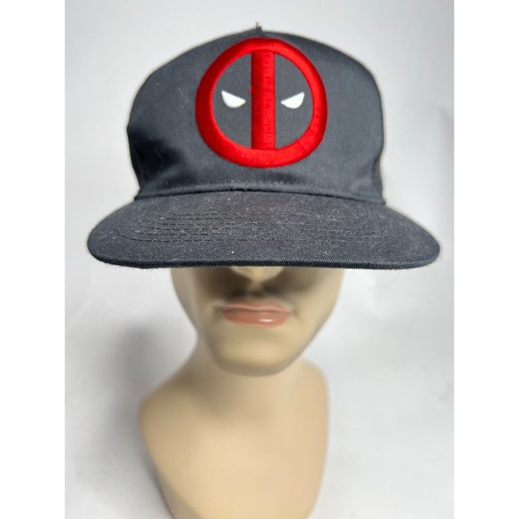 Marvel Dead Pool Cap  OS Adjustable Black - Picture 10 of 14